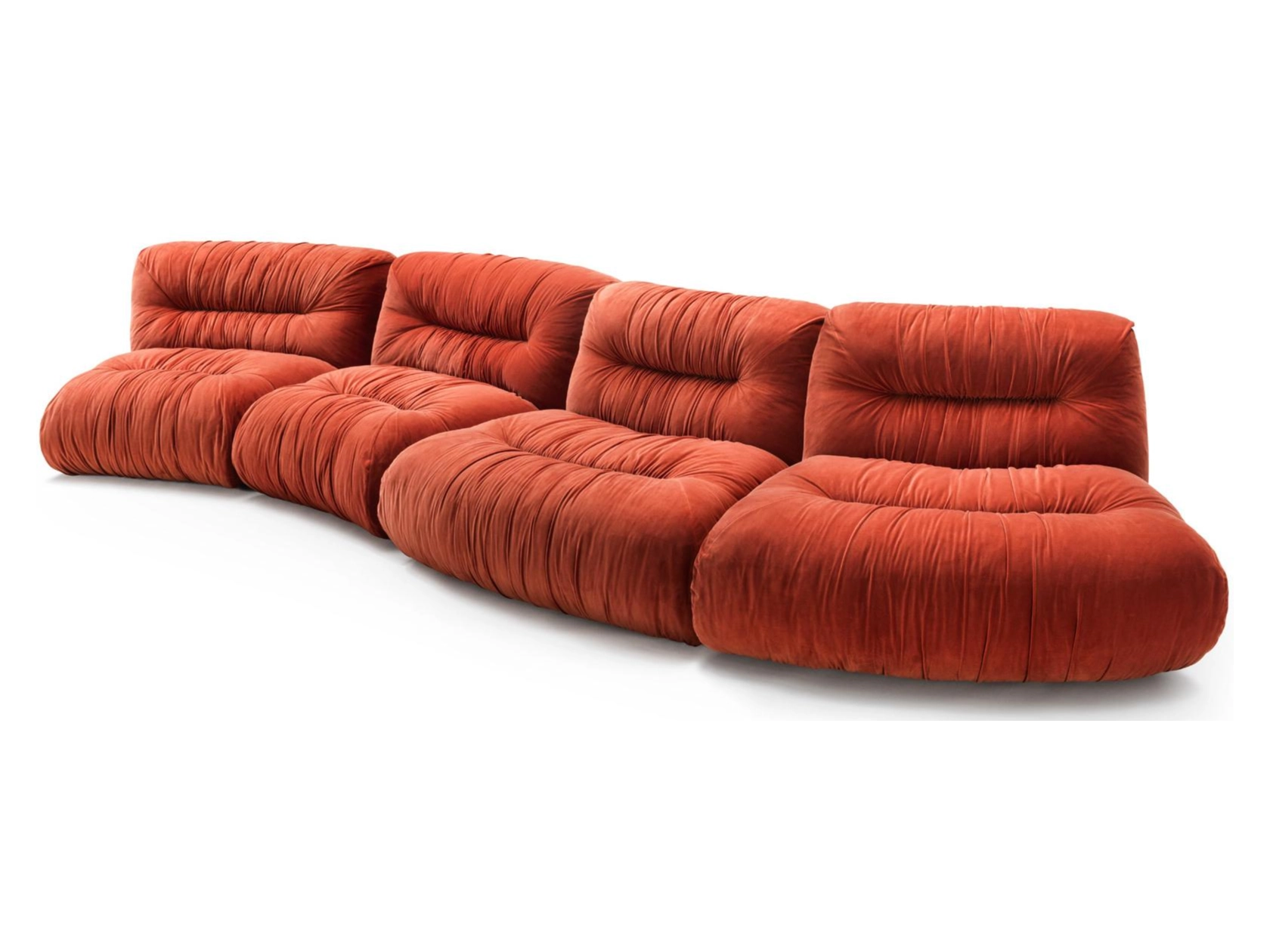 mambo sofa modular curved sectional sofa by GHIDINI1961