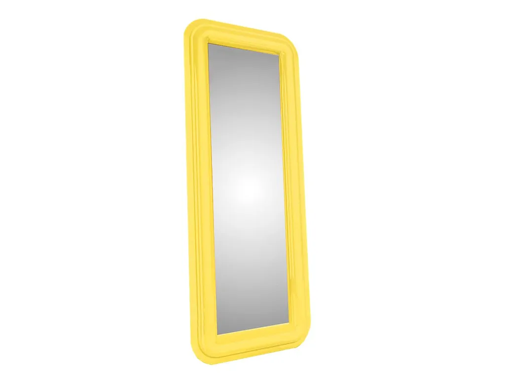 convex mirror aluminium framed freestanding mirror by altreforme