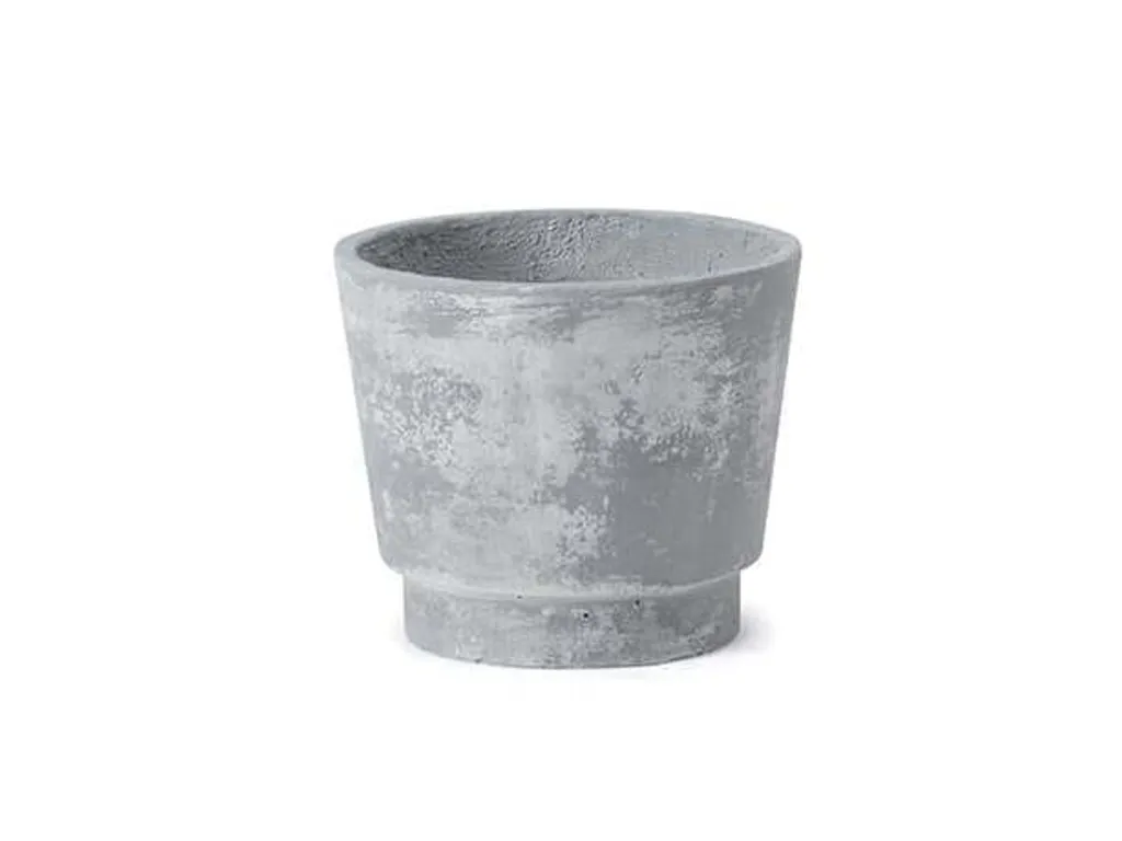 bulbi concrete vase calla round handmade cement outdoor vase By Studiopepe