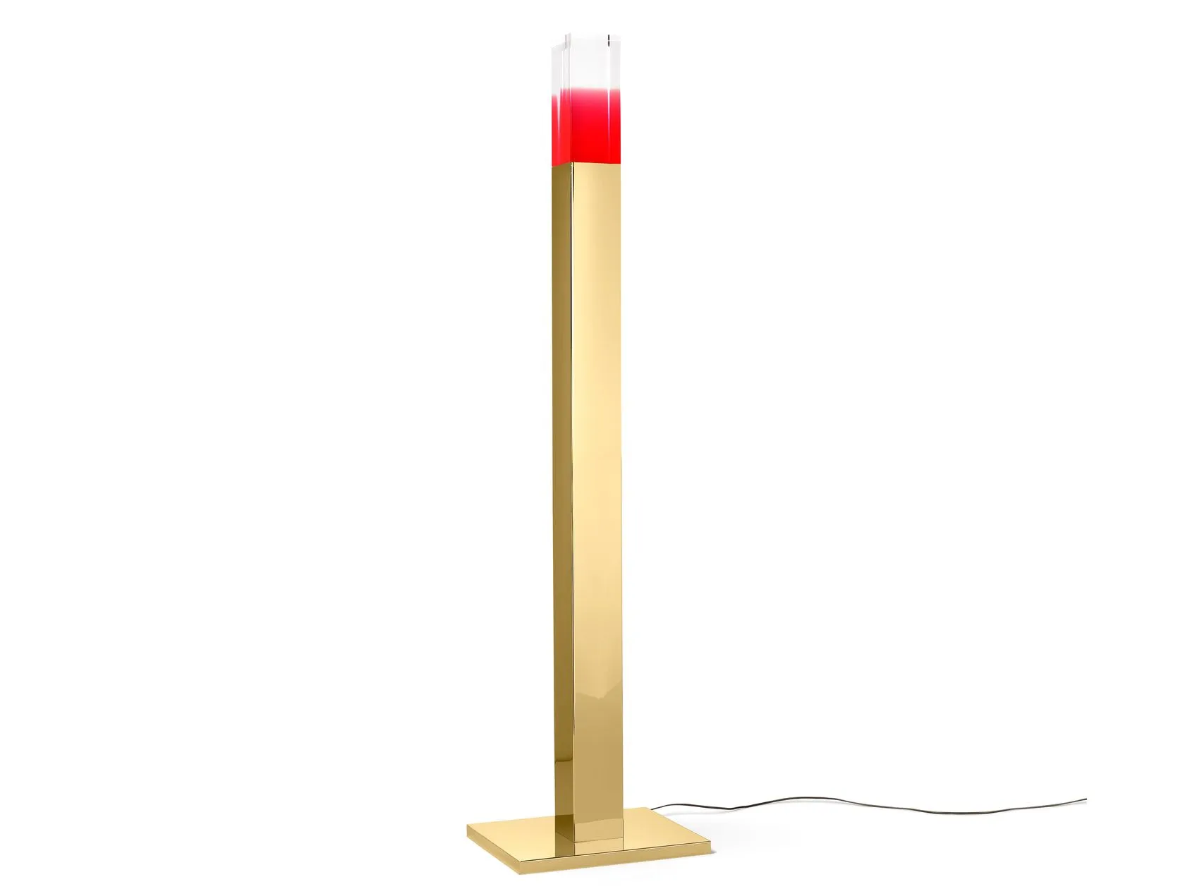 giotto floor lamp stainless steel floor lamp By Andrea Branzi