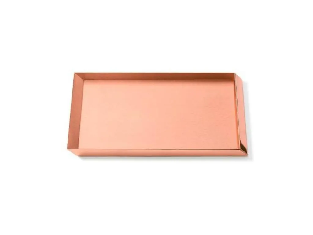 axonometry a4 tray copper desk tray organizer By Elisa Giovannoni