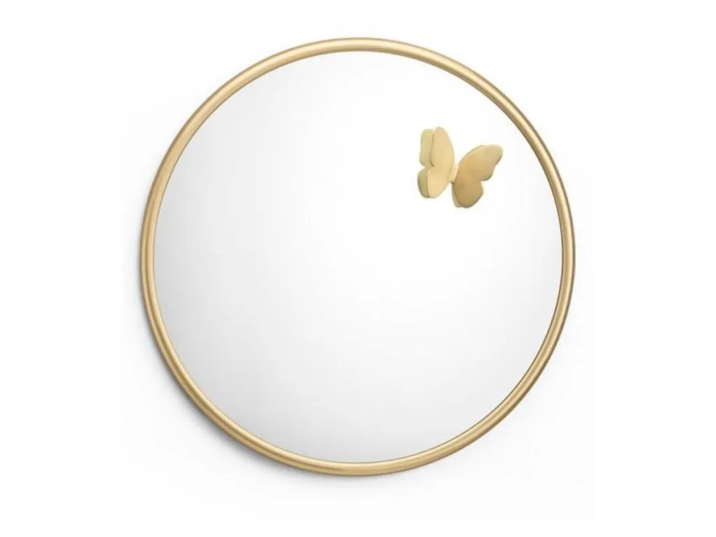 butterfly round large mirror By GHIDINI1961