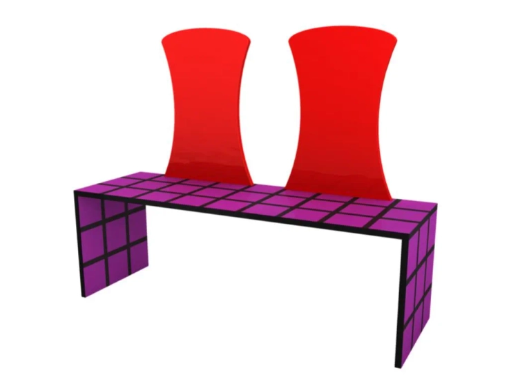 gertrude & alice bench By altreforme