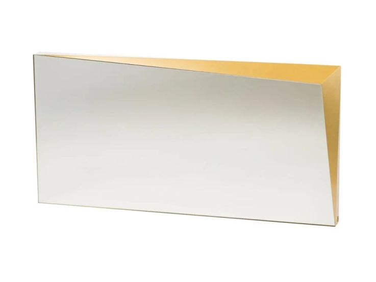 lingotto wall-mounted rectangular mirror By altreforme