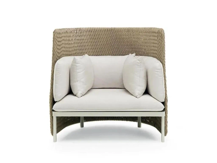 esedra highback lounge armchair By ETHIMO
