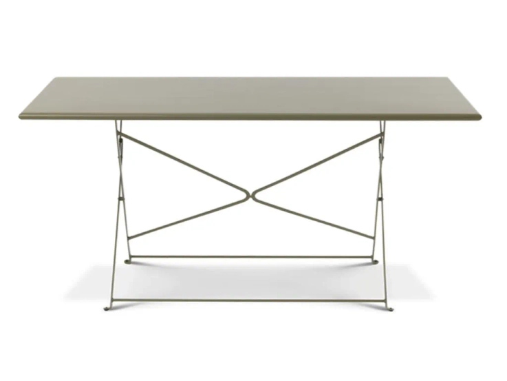 flower rectangular folding table 160x80 By ETHIMO