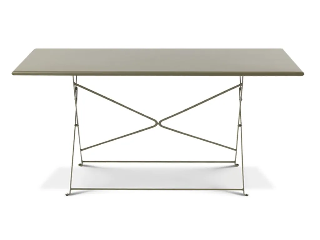 flower rectangular folding table 160x80 By ETHIMO