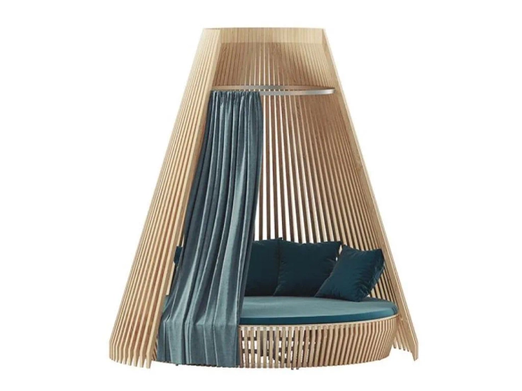 hut lounge bed By ETHIMO