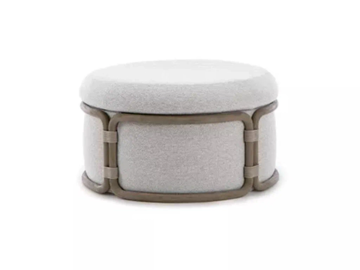 rotin pouf By ETHIMO