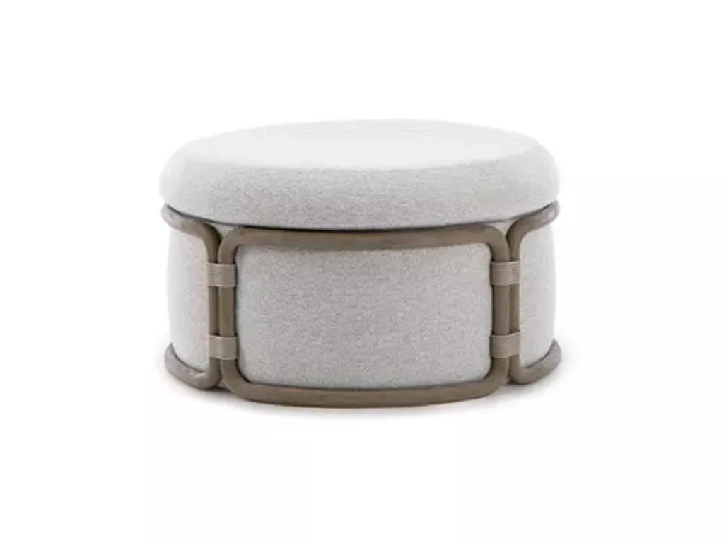 rotin pouf By ETHIMO