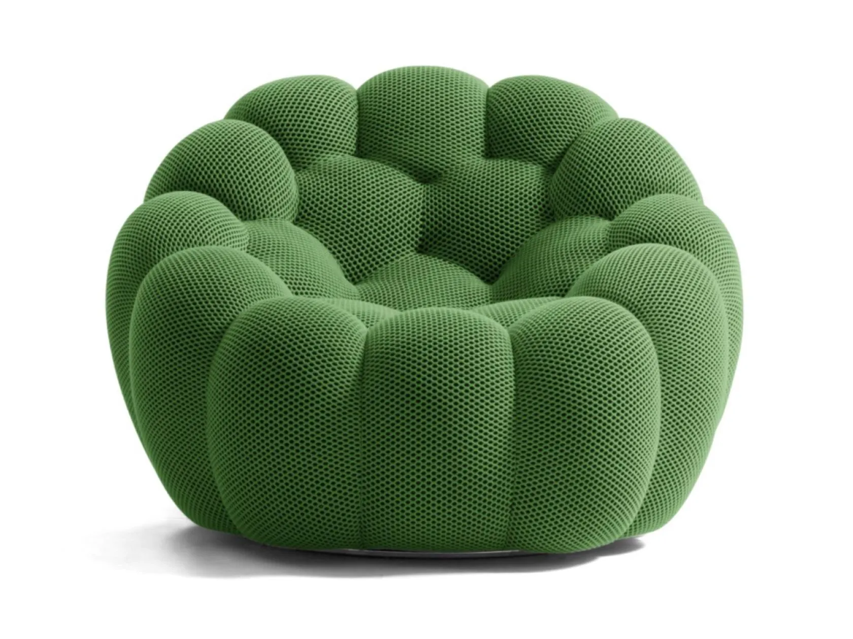 bubble pivoting armchair swivel fabric armchair by Roche Bobois