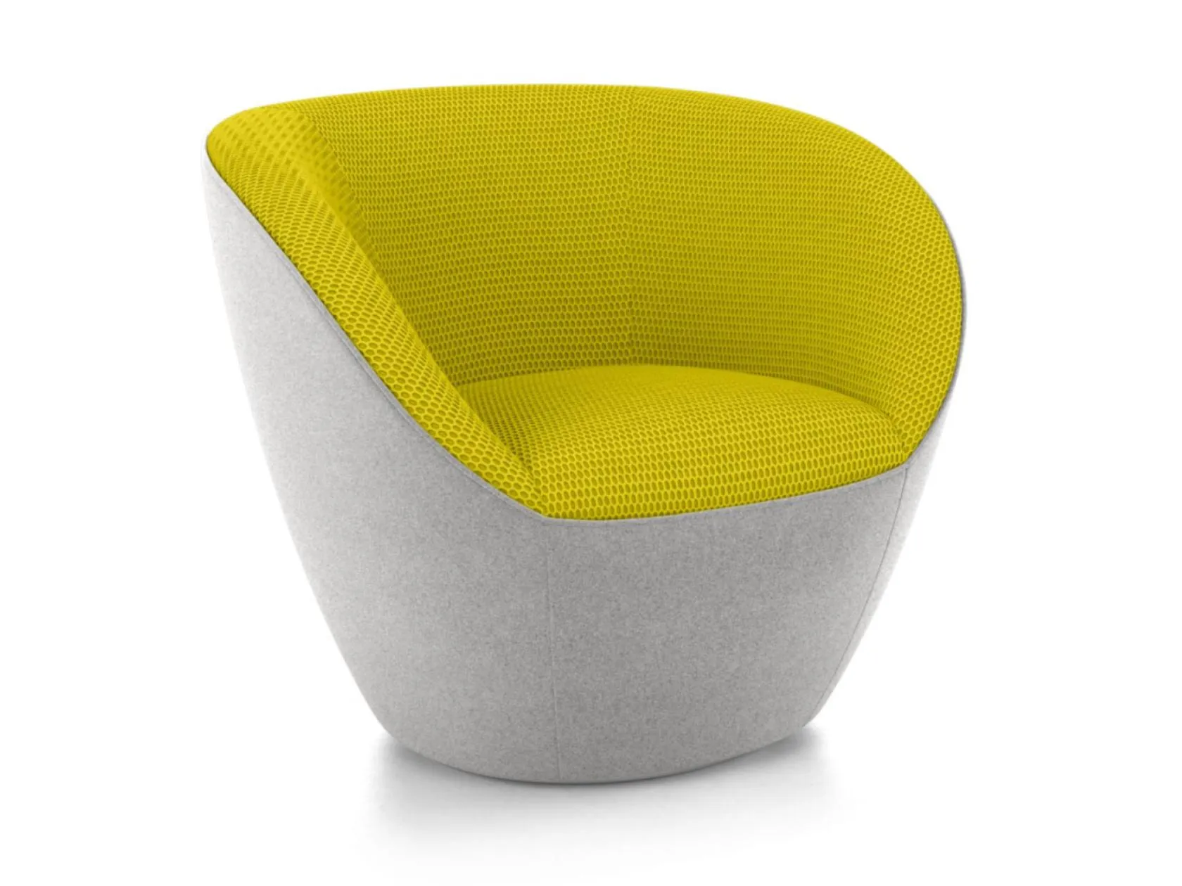 edito armchair fabric or leather armchair with armrests by Roche Bobois
