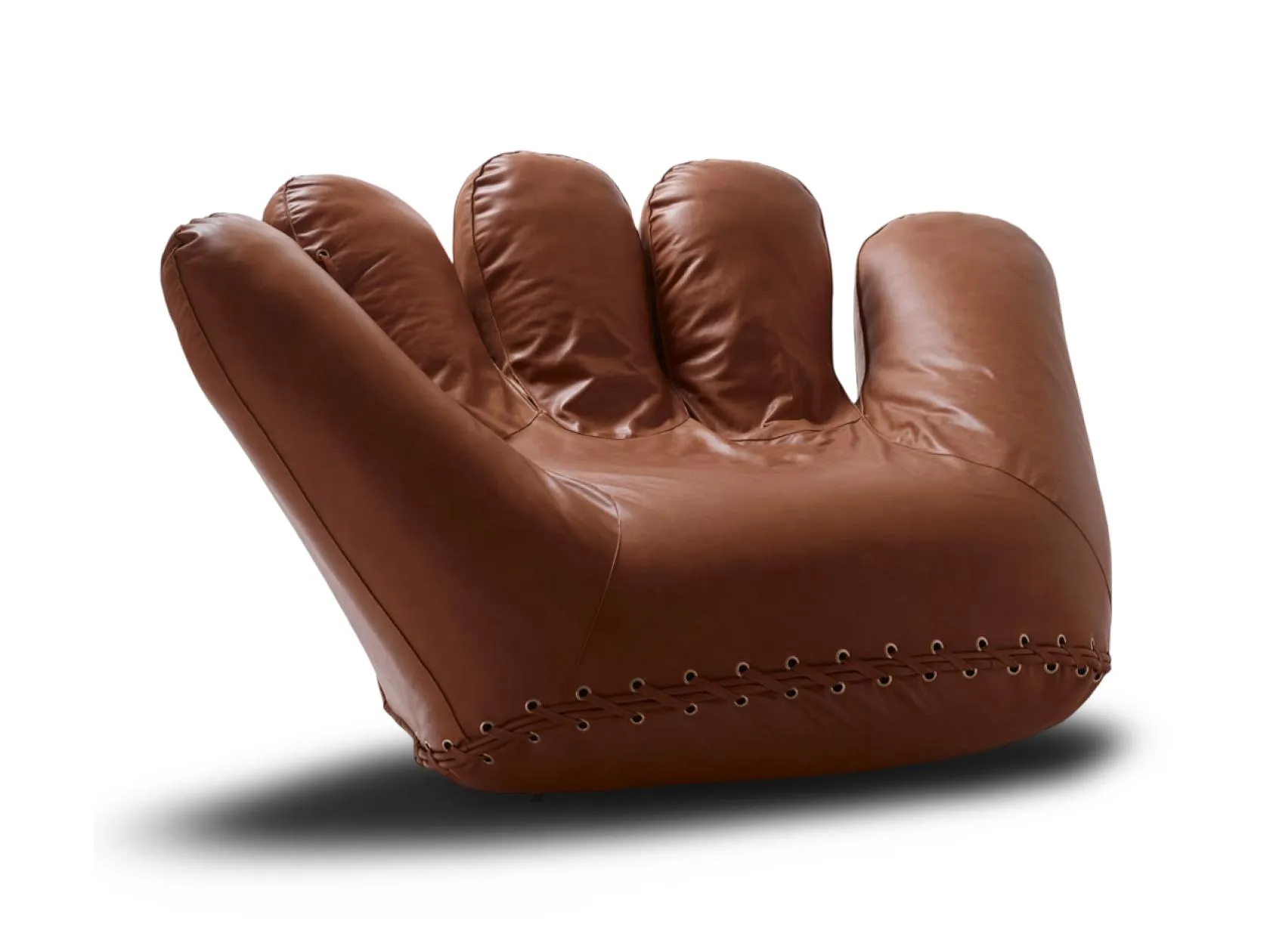 joe armchair leather armchair by Poltronova