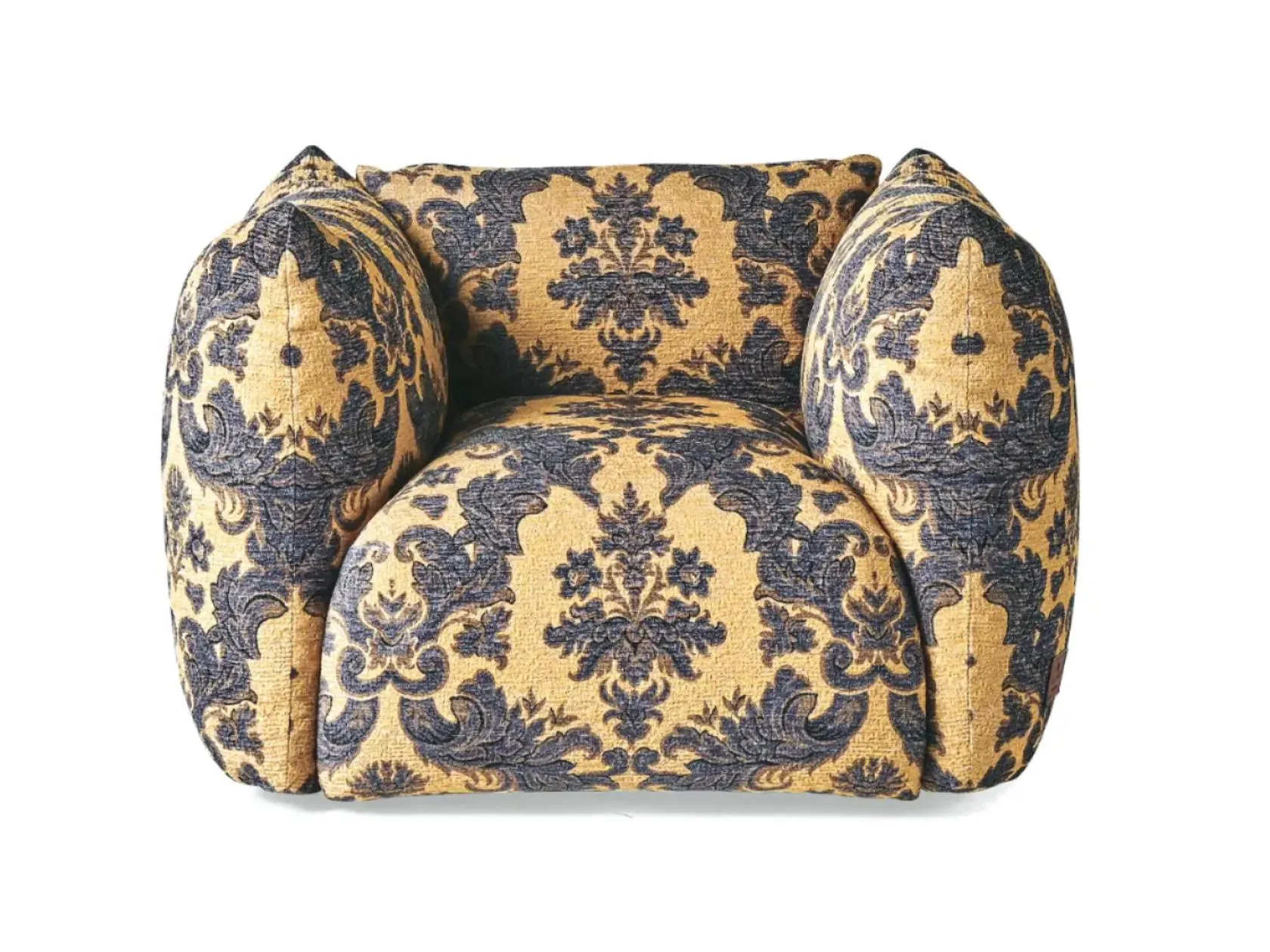 cushy armchair fabric or leather armchair with armrests by ETRO Home Interiors